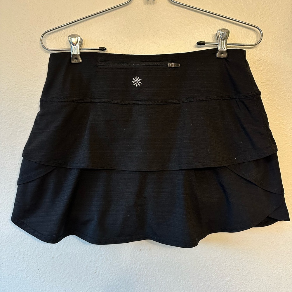 Athleta Black Athletic Tennis Skirt Size Small